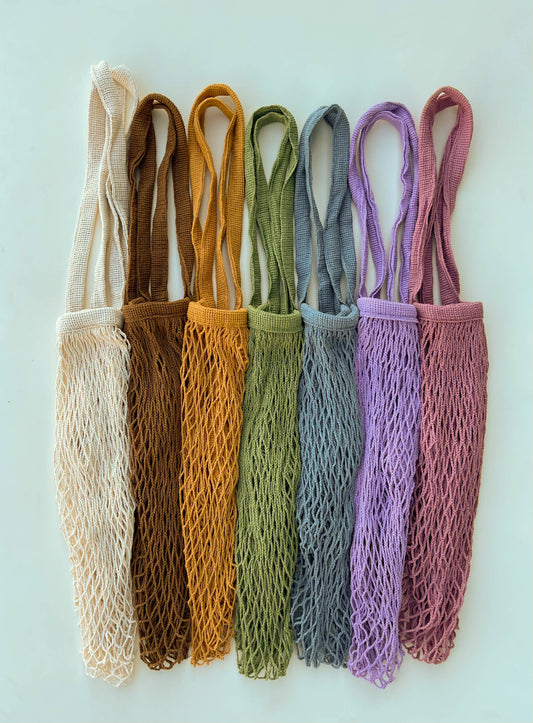 French Market Bag, Reusable Grocery Bag, Mesh Produce Bag