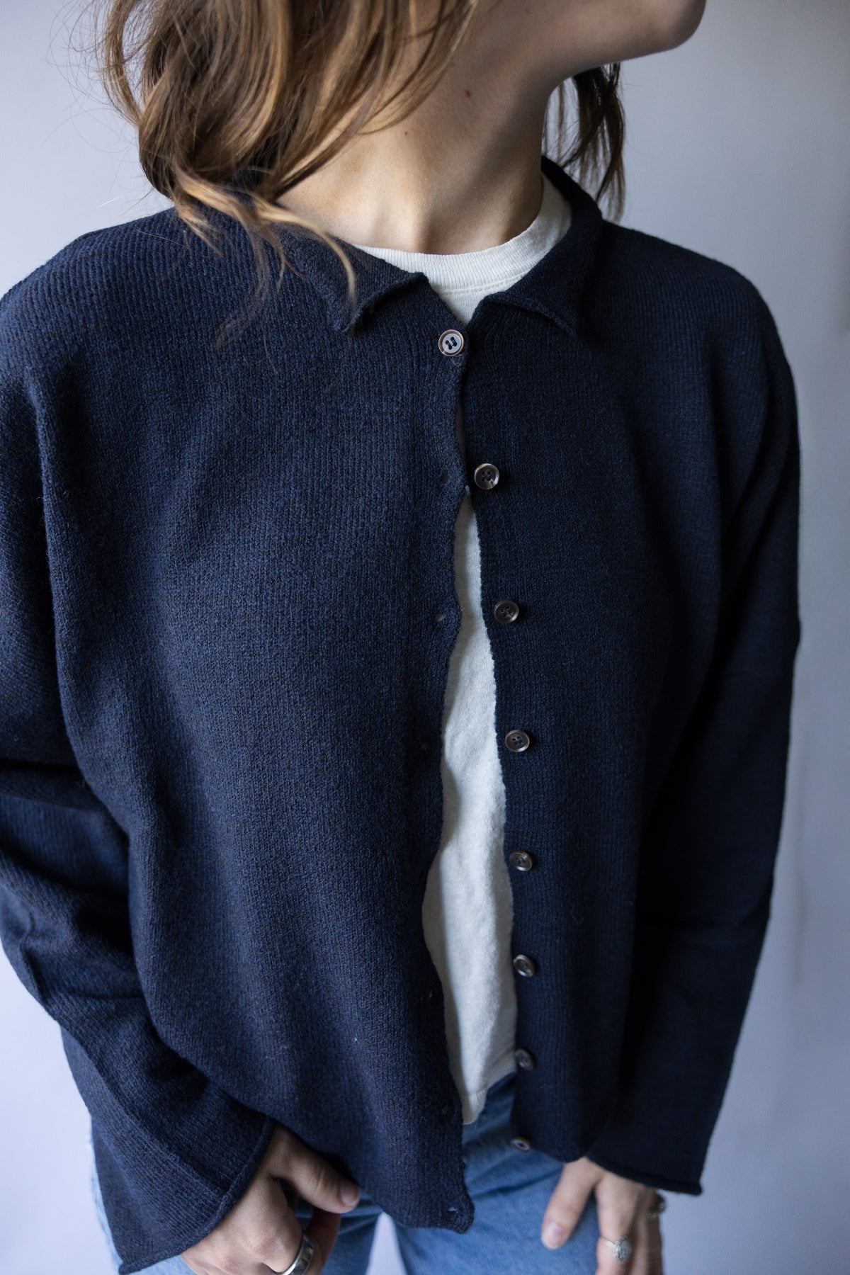 Gemma Lightweight Button Down Knit Cardigan