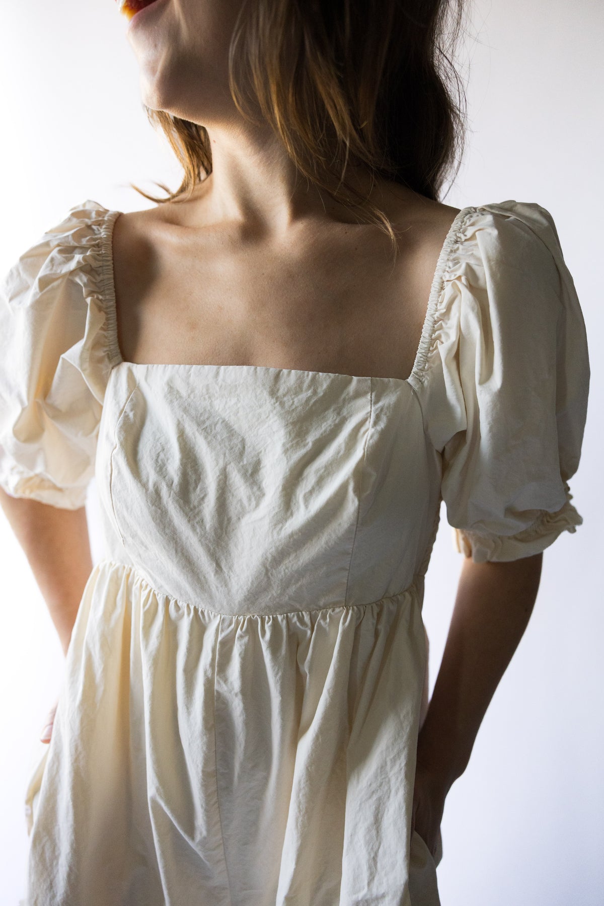 Grace Puff Sleeve Babydoll Jumpsuit