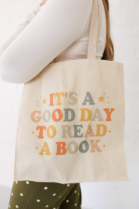 Good Day To Read A Book Tote Bag