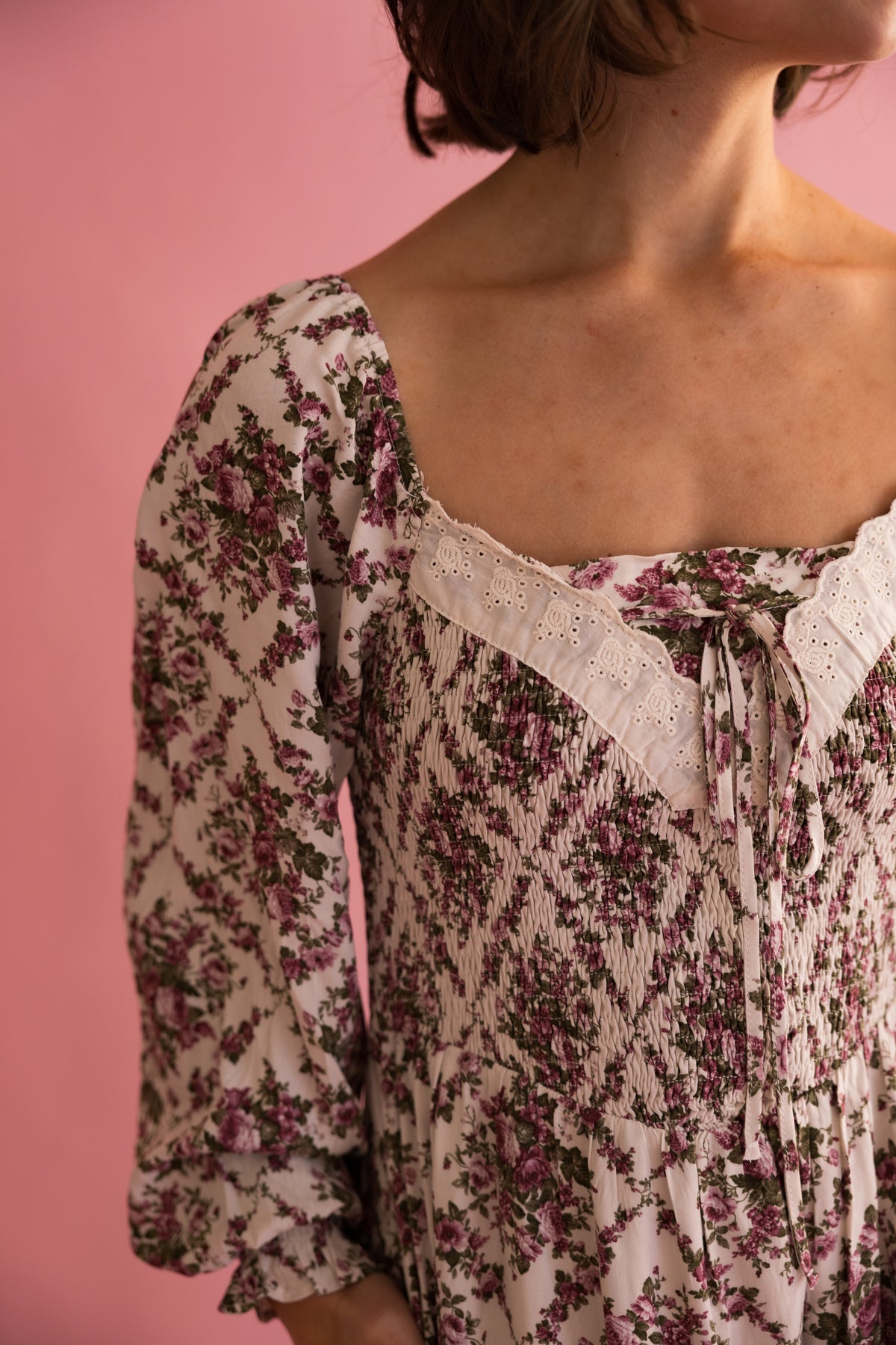Evelyn Floral Maxi Dress